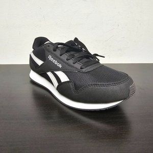 Reebok Classic Lace-Up Sneakers Jogger Size 5 W Black / White New in Box!